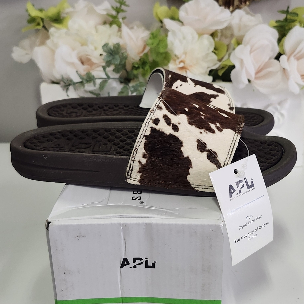 APL Iconic Cow Hair Slides Size 5 - Picture 4 of 8